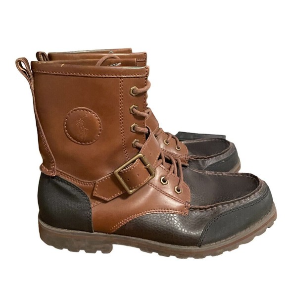 Men’s Polo Ralph Lauren Weybrook Combat Military Duck Boots - Size 9 main image 10
